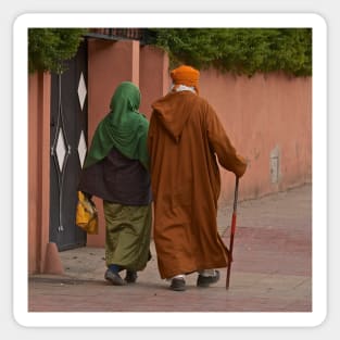 Marrakech - Tenues traditionnelles Sticker